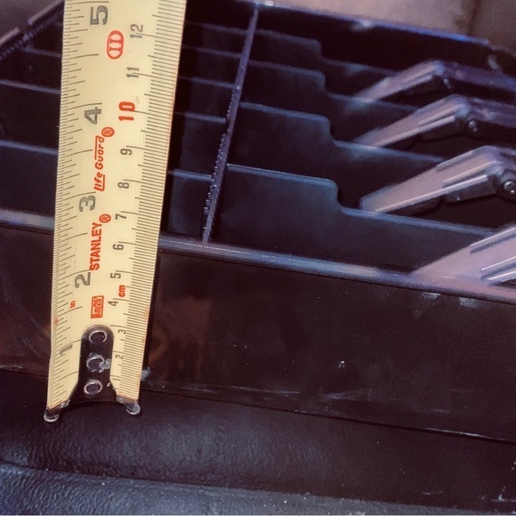 Cash Tray box cash register 2 used Cash drawers from IBM pos​ black no covers - Picture 4 of 6